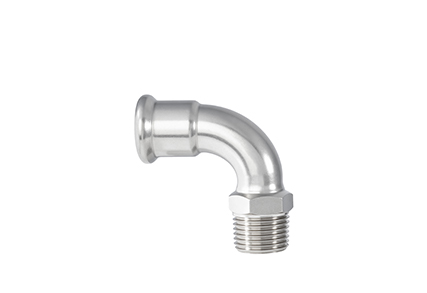 Угольник переходной 90° с наружной резьбой