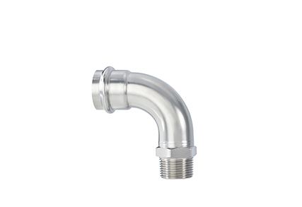 Угольник переходной 90° с наружной резьбой