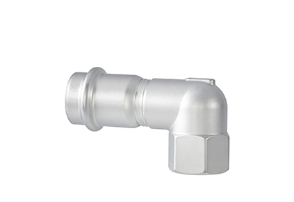 Угольник переходной 90° с внутренней резьбой (короткий)