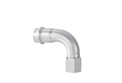 Угольник переходной 90° с внутренней резьбой (длинный)